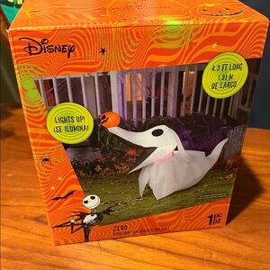 Disney Halloween Zero Ghost Dog Inflatable with Lights
